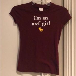 Abercrombie kids size L tee